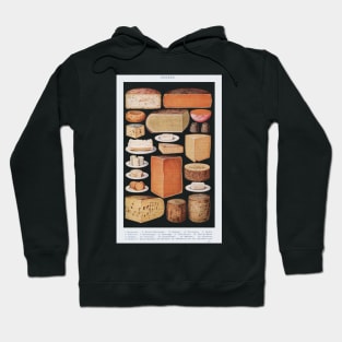 Vintage cheese cart board Hoodie